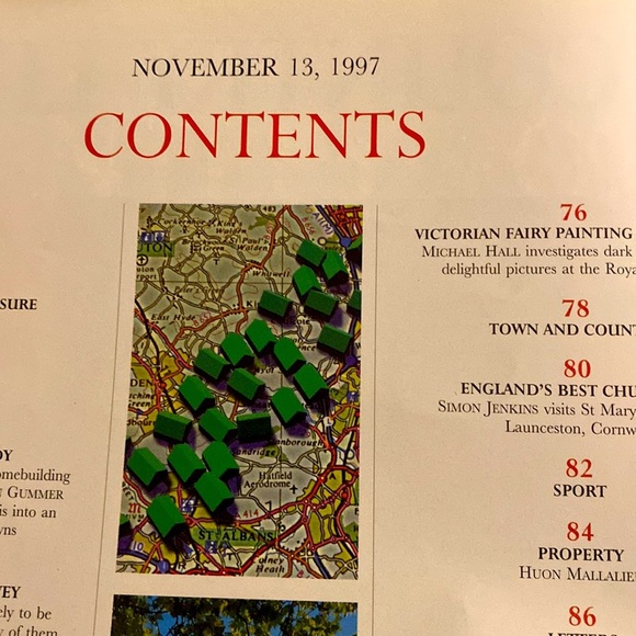 COUNTRY LIFE MAGAZINE Nov 1997 GREAT BRITAIN - BEAUTIFUL PHOTOS & ARTICL… - Picture 8 of 13